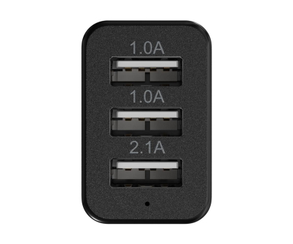 Ładowarka i akumulator XENIC ŁADOWARKA SAMOCHODOWA XENIC 3xUSB 4.1A Czarna #
